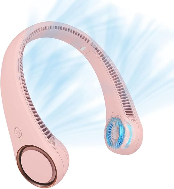 Portable Neck Fan, Hands Free Bladeless